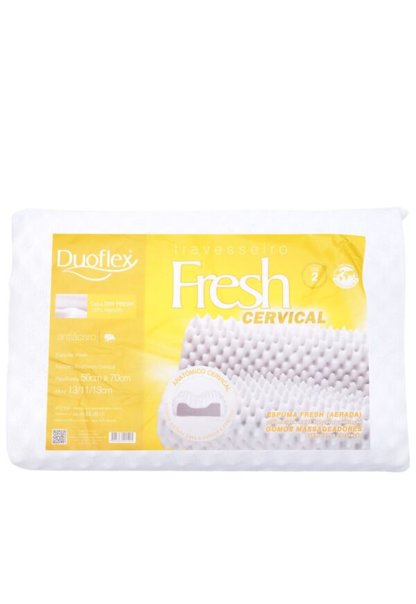 Travesseiro Duoflex Fresh Cervical - Espuma Fria para Conforto Ideal - Image 2